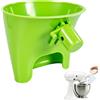PQPO Imbuto per Farina Compatibile con il Robot da Cucina Kitchen Aid, Accessorio a Scivolo Compatibile con il Robot da Cucina Kitchen Aid Artisan 5QT con Testa Inclinabile