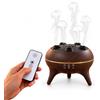 Sternstunde Diffusore di Oli Essenziali, Umidificatore Ambiente con Effetto Meduse Dinamico e Luce Ambientale, Diffusore Ambiente con Telecomando, Timer 4H/8H, 6 Colori, per Camera da Letto