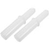 KOCKSHION Tritacarne Manuale 2 Pezzi in Plastica Bianca, Accessori | Pusher e Bastone Tritacarne, Compatto e Portatile, Uso Domestico per Carne, Uova e Macinino