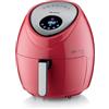Ariete 4618 Airy Fryer XXL- Friggitrice ad Aria - Frigge 2,5 kg di Patatine Fritte - 7 Litri - Cottura Senza Olio e Grassi - 1800 Watt - Rosso