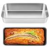 Voxlara Stampo Plumcake 33x15x6cm In Acciaio Inox 304, Teglia Rettangolare Per Pane In Cassetta, Stampo Forno Antiaderente, Resistente E Lavabile In Lavastoviglie