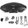 HCLZOE Universale Ruota Moto Parafango Posteriore Parafango Pneumatico Paraspruzzi per TMAX 530 GN125 Z900, B