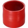 QUARKZMAN Tubo In Silicone 76-80mm 1 Pz Per Liquido Refrigerante Auto | Rosso, Spessore 5mm, Temperatura Max 300°C, Min -60°C, Pressione Max 1Mpa, Adatto Per Olio Motore, Antigelo.