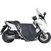OJ Maxi Fast Pro Coprigambe Scooter Antipioggia Termico, Nero | Poliestere antipioggia, imbottitura termica fissa, inserti riflettenti, montaggio rapido a cinghie, uso invernale città