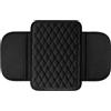 Gnovldg Copri Bracciolo Auto Aggiornato, Bracciolo Auto Universale | 31 x 21cm Impermeabile Copribracciolo con 2 Portaoggetti, Tappetino per Bracciolo Auto per Maggior Parte Delle Auto (Nero)