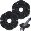 Generic Coppia di coperture protettive per foro tergicristallo auto, antipolvere, protezione per il braccio del tergicristallo 'auto, protezione per la maggior parte delle auto e camion (nero)