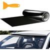 EZVEZS Striscia parasole per parabrezza auto, 150 x 20 cm, adesivo per parabrezza auto, furgoni, strisce autoadesive per finestrini anteriori, adesivo universale in PVC con raschietto (lucido)