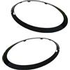 Bpjikxf Copri Faro Anteriore Auto Per Mini Per Cooper F55 F56 F57 2014 51137300632 2 Pezzi Nero Lucido Anello Fari Cornice Fanale Posteriore Auto
