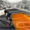 Qidoe Riscaldatore per Auto 12 V 200 W - Sbrinatore e Antiappannante Portatile Girevole A 360° con Presa Accendisigari, Riscaldamento Veloce per Parabrezza e Abitacolo Adatto per Auto, Taxi, SUV