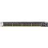 Netgear Switch Netgear ProSAFE M4300-52G-PoE+ L3 gestito 2 x 10/100/1000/10000 + 2 x 10 Gigabit SFP+ + 48 x 10/100/1000 (PoE+) - montabile su rack - PoE+ [GSM4352PB-100NES]