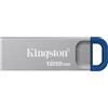 Kingston Pen Drive 128GB Kingston DataTraveler Kyson USB3.2 Gen1 Tipo-A Argento Blu [DTKNG2/128GB]