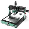 AnoleX Macchina Fresatrice CNC 3030-Evo Max, Asse XYZ Completamente in Metallo con Guide Lineari Doppie in Acciaio con Router Trimmer da 800W, Ideale per Tagliare Alluminio, Ottone, Acciaio