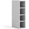 Vicco Scaffale portaoggetti Rula, Bianco 20 x 81.6 cm