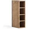 Vicco Scaffale portaoggetti Rula, Rovere dorato 20 x 81.6 cm