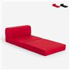 Produce Shop Poltrona Letto Pieghevole salvaspazio 2in1 in Tessuto Betty - Rosso