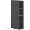 Vicco Scaffale portaoggetti Rula, Antracite 15 x 81.6 cm