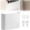 GOEDCH Scatola di immagazzinaggio del router WiFi: scatola del router, supporto del router wireless ABS, scatola di immagazzinaggio a parete, scatola di immagazzinaggio WiFi da parete, scatola di