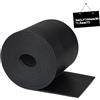 LALAGO Rotolo di gomma, 100mm(B) x1,5mm(D) x3m(L), Foglio di neoprene, Rotoli di gomma antiscivolo, Strisce di gomma per isolamento acustico