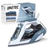 Imetec Activation - Ferro da stiro a vapore 2400W | Piastra in ceramica e tormalina | Colpo vapore 200 g | Tecnologia anticalcare | Antigoccia | Tecnologia Eco