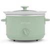 Crock-Pot Serie Design pentola a cottura lenta manuale da 4,5 quart, verde salvia del deserto (CSC122X)