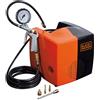 Black+Decker BD 195 CUBO - Compressore d'Aria, 230 V, 180 litri/min, 1.5 kW, 230 V, Nero/Arancione