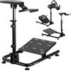 Huzaro Speed 2.0 Supporto Volante Logitech G29, Thrustmaster e Fanatec - Postazione Simulatore Guida Regolabile - Supporto per Volante PS5, PS4 e PC, Wheel Stand Pieghevole Salvaspazio - Nero