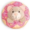 NICI Mini MagNICI 61877 - Gatto di Peluche con Ciambella e calamita, aderisce a superfici Metalliche, lavagne magnetiche e Manici di Borse, da Portare Sempre con sé o da Regalare, 7 cm, Grigio
