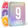 Exploding Kittens 9 Lives Tin: By, 2-6 Players, Age 7+ Card Game | Push the pile higher, force rivals past 9 to bust and steal their points. Stay alive and finish with the most points to win!
