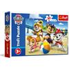 Trefl - Paw Patrol, Four Paws - 30 pezzi | Puzzle colorato con personaggi delle fiabe, intrattenimento creativo, per bambini dai 3 anni in su