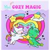 Depesche 14451 Ylvi Cozy Magic - Libro da colorare | con 64 pagine prestampate da personalizzare, libretto da colorare con unicorni e tanti animali in stile kawaii