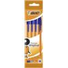 BIC Orange Original Penne a sfera a punta fine (0,8 mm), confezione da 4