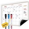 Previs Calendario Magnetico Frigorifero Mensile A3 - Calendario 2026 Frigorifero Iman - Planner Mensile 3 Rotus - Lavagna Magnetica Frigorifero - Planner Organizzatore settimanale Frigorifero Planning