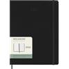 Moleskine Weekly Planner, Agenda Settimanale 2026 12 Mesi Con Spazio Per Note, Con Copertina Rigida e Chiusura Elastica, Formato XL 19 x 25 cm, Colore Nero
