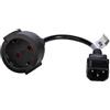 AKYGA Adapter zasilający AK-PC-10A CCA CEE 7/4 / IEC C14 15 cm