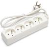 Velamp Multipresa francese 4x16A, cavo lungo 1m, H05VV-F3G1.0MM2, CE, NF