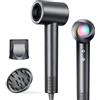 Haokoo Phon Capelli Professionale, Alta Velocità Asciugacapelli Ionico | 150.000 RPM, Leggero 365g, 8 Temperature con Controllo Termico, 500M Ioni Anti-crespo e Diffusore per Casa e Viaggio