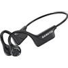 SANOTO Cuffie Conduzione Ossea Bluetooth 5.3, Wireless Auricolari Sport | Open Ear Auricolari, Batteria 10 ore, Impermeabile IPX5, Lunga durata della Batteria, Ideale per Corridori, Ciclisti, Fitness