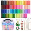 Artecho Set di Argilla Polimerica, 70 Colori con 5 Strumenti per Modellare | Pasta polimerica da forno con accessori utili. Kit fai da te completo, idea regalo per principianti, artisti e adulti