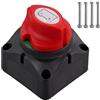 Justech Interruttore Batteria 12-48V 275A - Interruttore Manuale Disinseritore Batteria ad Alta Resistenza per Auto, Veicoli, Camper, Roulotte, Barca (On/Off) Impermeabile