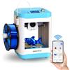 Geeetech M1S Mini Stampante 3D con Wi-Fi app intelligente per principianti | Alta precisione per uso domestico, alta velocità di 250 mm/s, estrusore direct-drive, livellamento automatico e scheda SD