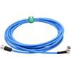HangTon 12G 4K Raw SDI cavo video coassiale BNC a BNC Canare LV-61S 75 ohm per Sony FS7 FX9 FX6 ARRI telecamera Monitor flessibile schermato 1,5 m blu angolo retto a diritto