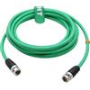 HangTon HT Full-Size BNC 12G 4K SDI Video Cavo coassiale per Rolan Recorder SDI Converter Canare LV-61S 75 ohm flessibile schermato 1m Verde