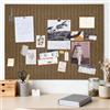 EYERIYO Bacheca Grande Autoadesiva 90x120 cm, Bacheca Autoadesiva in Sughero, Bacheca Decorativa in Feltro, Fototela Pieghevole, Memoboard Vision Board