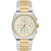Armani Exchange Orologio Uomo, Movimento Cronografo al Quarzo e Cassa 40 mm con cinturino in acciaio inossidabile