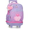 Enso Queen of Hearts - Zaino a 2 ruote, viola, 33 x 44 x 21 cm, poliestere, 30,49 l