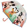 CERDÁ LIFE'S LITTLE MOMENTS Ombrello per bambini, motivo: Topolino, trasparente, multicolore, 45 cm, apertura manuale, materiale POE resistente, licenza ufficiale Disney per pioggia e scuola