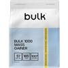BULK POWDERS Bulk 1000 Mass Gainer in polvere, Frullato alla Banana, 2.5kg | Gainer ad alto contenuto calorico con 51 g di proteine e 165 g di carboidrati per porzione, Almeno 1000 calorie per porzione