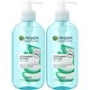 Garnier Ski nactive Gel Detergente con Estratto di Aloe Pelli Normali E Miste, (200 ML) (Confezione da 2)