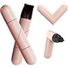 YIPFEN Penna Eyeliner Liquido Doppia Punta Set 2 - Nero & Marrone Waterproof, Timbro Ala di Gatto Lunga Durata