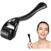 YIPFEN Rullo Microneedling, Derma Roller per Crescita Barba & Caduta, Anti-Acne & Cicatrici, Effetto Anti-Aging, Strumenti di Bellezza con 540 Micro Aghi in Titanio, Viso e Capelli (0,5 mm)